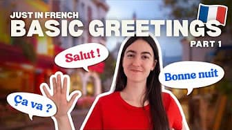 French Greetings for Beginners with Dialogues and Quiz