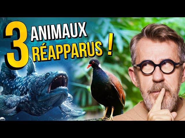 3 ANIMAUX qu'on pensait DISPARUS (et qui ont réapparu) ft @marietreibert